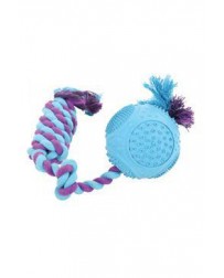 Hračka pes ROPE BALL gumový...