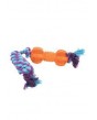 Hračka pes ROPE BONE gumový 35cm mix barev Zolux