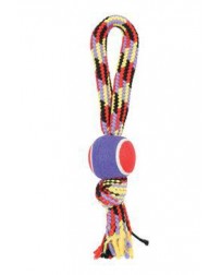 Hračka pes TENNIS BALL ROPE...