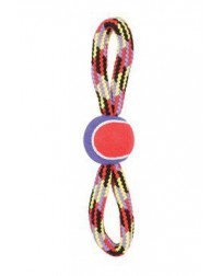Hračka pes TENNIS BALL ROPE...