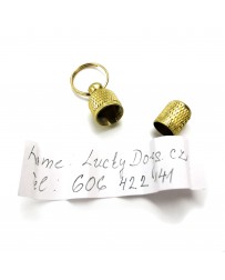 Adresár kovový pozlátený 25...