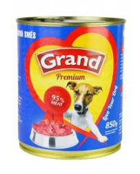GRAND konz. pes mas.směs 850g