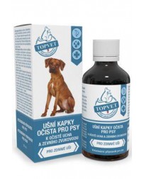 Ušné kvapky očista pre psov...