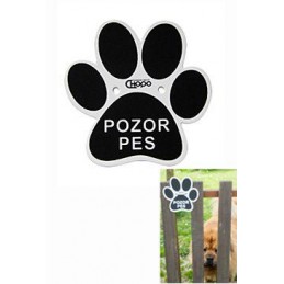 Ceduľka Plastová Pozor pes...