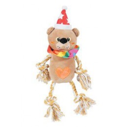 Hračka pes ROPE BEAR plyš...