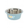 Miska nerez protiskluz pes PUPPY 850ml modrá Zolux