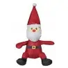 Vánoční Hračka pes Santa Claus z vlněné látky TR 1ks