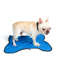 Ručník s kapucí modrý