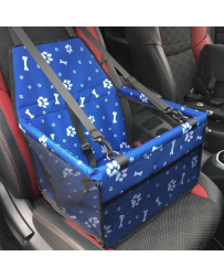 Přenosný box do auta modrý...