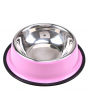 Nerezová miska růžová 15cm