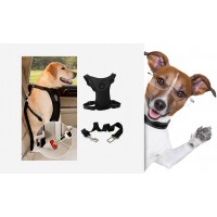 Postroje pro psy do auta